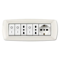 PLACCA LIFE LIVING PLAST BIANCO 7P CORNICE BIANCO- 1,0 pz