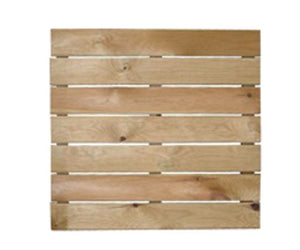 PEDANA IN PINO IMPREGNATO  cm.50x50x3,2    VETTE