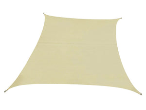 VELA OMBREGGIANTE POLIESTERE QUADRA  BEIGE  mt.5x5    VETTE