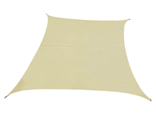 VELA OMBREGGIANTE POLIESTERE QUADRA  BEIGE  mt.3x4    VETTE