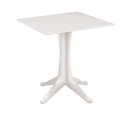 TAVOLO DA GIARDINO PONENTE BIANCO CM.70X70  cm.70x70x71,7h.  peso kg.7,7