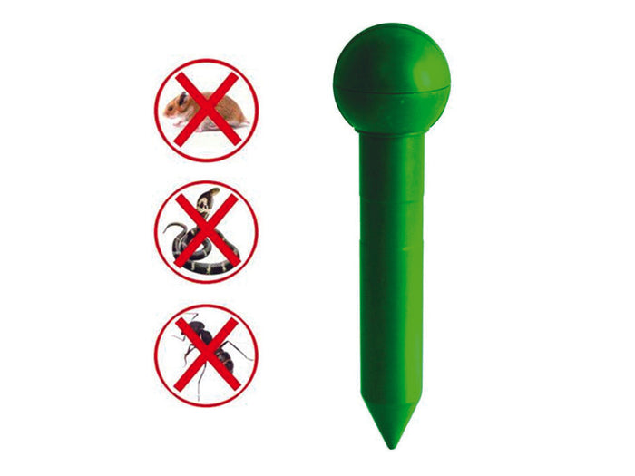 SCACCIA TALPE E RODITORI ULTRASUONI A BATTERIE  cm.28h.    IL CAMPO