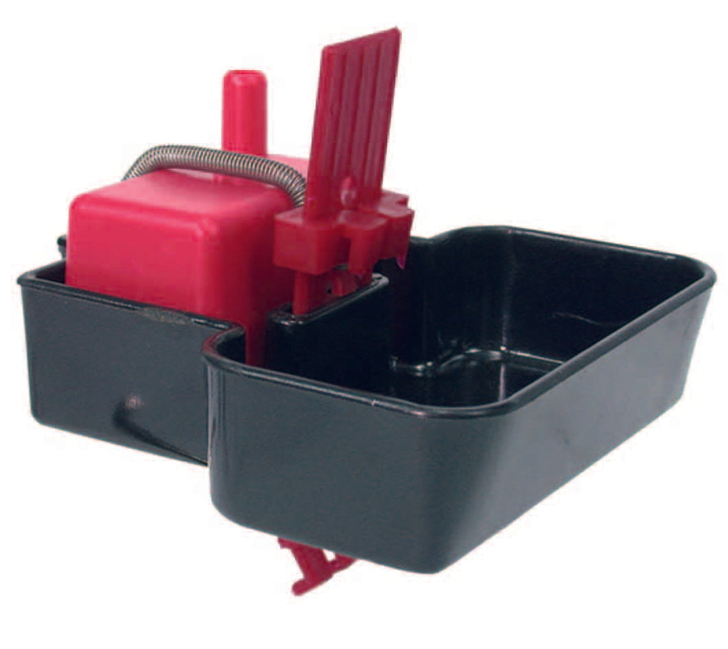 ABBEVERATOIO AUTOMATICO A VASCHETTA PER VOLATILI  cm.12x13x12h.    NOVITAL