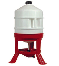 ABBEVERATOIO CON SERBATOIO IN PLASTICA SU TREPPIEDI  lt.30 di capienza ø cm.31x72h.    NOVITAL