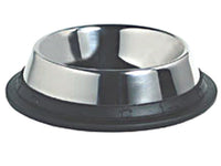 CIOTOLE IN ACCIAIO INOX PER CANI  cm.24x5,0h. capienza lt.1