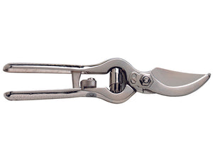 FORBICE POTA FORGIATA PROFESSIONALE CHIUSURA A RULLO SPALLA NICHELATA  cm.21  31165    AUSONIA