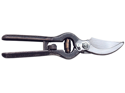 FORBICE POTA FORGIATA PROFESSIONALE CHIUSURA A RULLO SPALLA NERA  cm.23  31200    AUSONIA