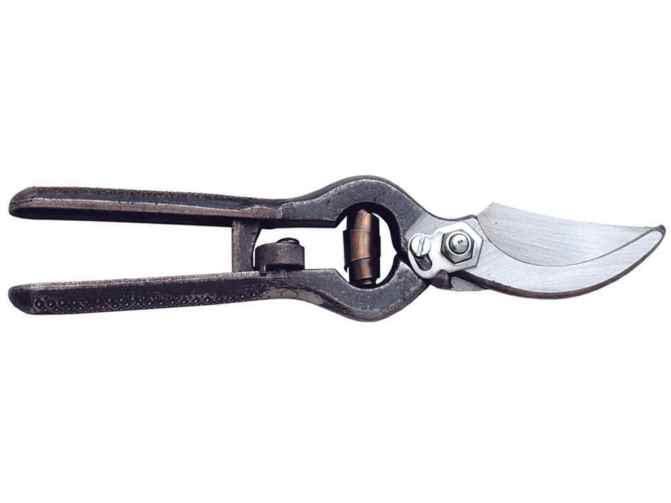 FORBICE POTA FORGIATA PROFESSIONALE CHIUSURA A RULLO SPALLA NERA  cm.23  31200    AUSONIA