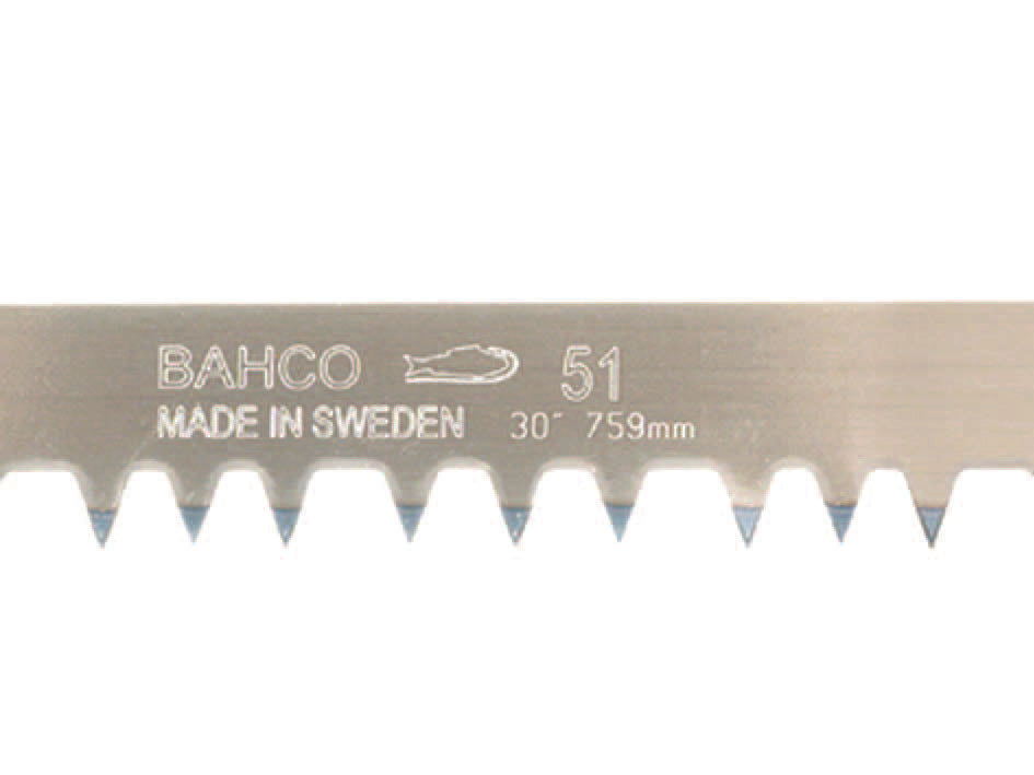 LAME IN ACCIAIO TEMPRATO DENTI CONTINUI PER SEGONCINO- - cm.53 (51-21/B) - 10 blister BAHCO