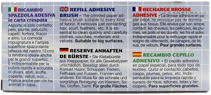 RICAMBIO SPAZZOLA PULIRELLA SUPER- - 10 mt carta crespata adesiva h. 12 cm GENERALFIX