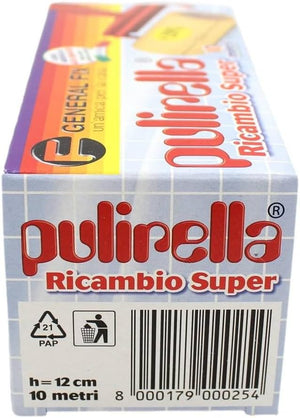 RICAMBIO SPAZZOLA PULIRELLA SUPER- - 10 mt carta crespata adesiva h. 12 cm GENERALFIX