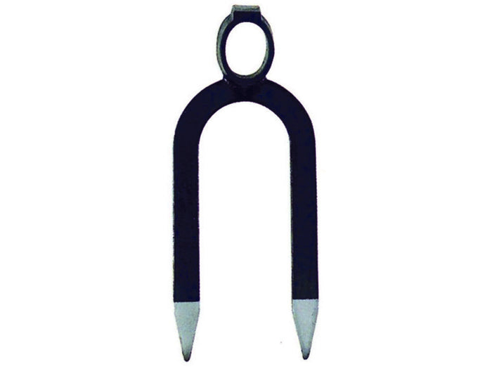 ZAPPONE BIDENTE OCCHIO OVALE ORSATTI  gr.900 cm.12x30h. occhio ø mm.34/37    IL CAMPO