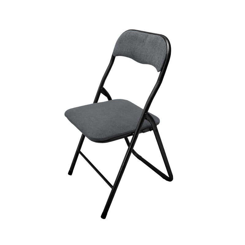 SEDIA PIEGHEVOLE POLO TESSUTO GRIGIO SCURO 27- 6,0 pz
