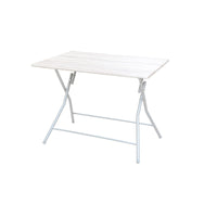 TAVOLO PIEGHEVOLE BINGO CM 120X80 FRASSINO BIANCO- 1,0 pz