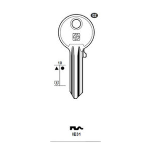 CHIAVI SILCA PROFILO IE31 ASC            GR.2- 20,0 pz