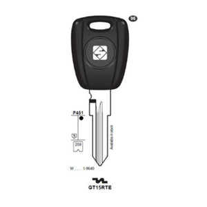 CHIAVI SILCA TRANSP.VUOTA GT15RTE       GR.96- 2,0 pz