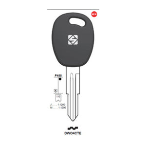 CHIAVI SILCA TRANSP.VUOTA DWO4CTE       GR.96- 2,0 pz