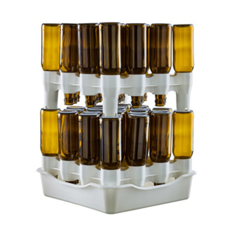 SCOLABOTTIGLIE A 2 MODULI E BACINELLA PER 32 BOTT- ENOLANDIA- 1,0 pz