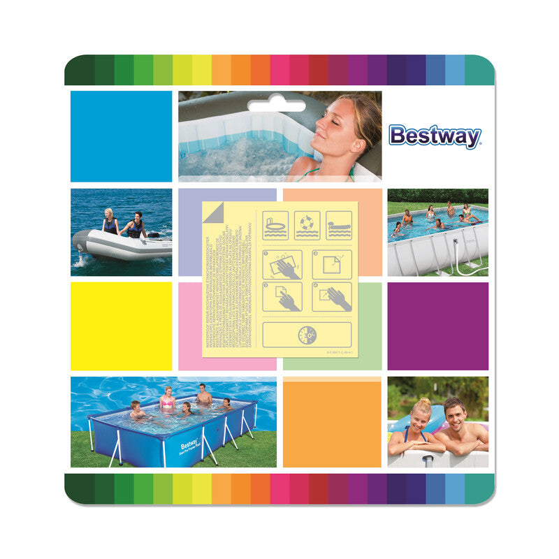 KIT 10 TOPPE RIPARAZIONE PISCINA SOTTACQUA- BESTWAY- 1,0 pz