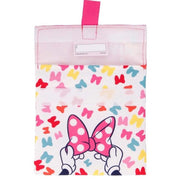 Imballaggio per la colazione Riutilizzabile Lavabile senza BPA Bianco / Rosa Minnie Mouse