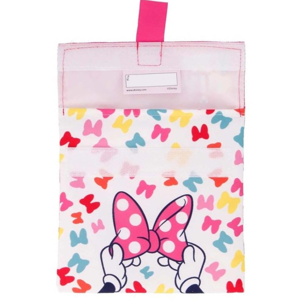 Imballaggio per la colazione Riutilizzabile Lavabile senza BPA Bianco / Rosa Minnie Mouse