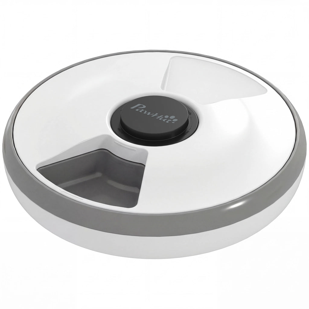 Distributore Automatico Cibo per Gatti e Cani con Timer e Display LED ¨C zephmum ¨C per Cibo Secco e Umido