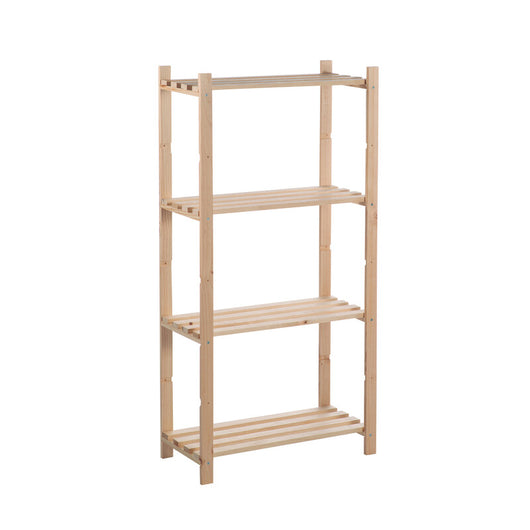 SCAFFALE IN PINO BASICO 4 RIPIANI CM 65X30X131 H- 1,0 pz