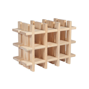 PORTABOTTIGLIE MOD. RIOJA PINO 9P CM 43X22X32,5- 1,0 pz