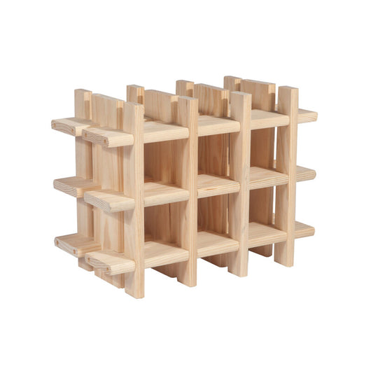 PORTABOTTIGLIE MOD. RIOJA PINO 9P CM 43X22X32,5- 1,0 pz