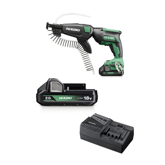 HIKOKI AVVITATORE CARTONGESSO W18DB 18V 10NM + ACC- 1,0 pz