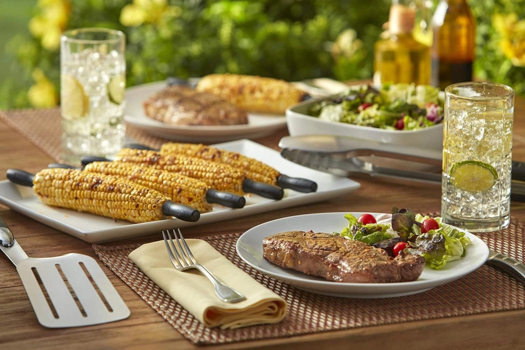 Weber 6489 spedini per pannocchie corn holder set kit accessorio per barbecue