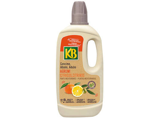 CONCIME LIQUIDO PER AGRUMI E PIANTE MEDITERRANEE- - lt.1 - 4 pezzi KB
