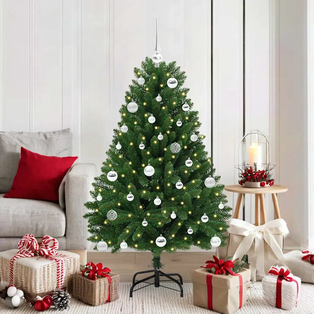 Albero di Natale artificiale Verde 150 cm PVC e Metallo 3395681