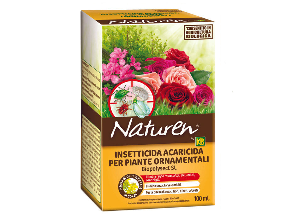 INSETTICIDA-ACARICIDA P/PIANTE ORNAMENTALI BIOPOLYSECT SL- - ml.100 - 2 pezzi KB