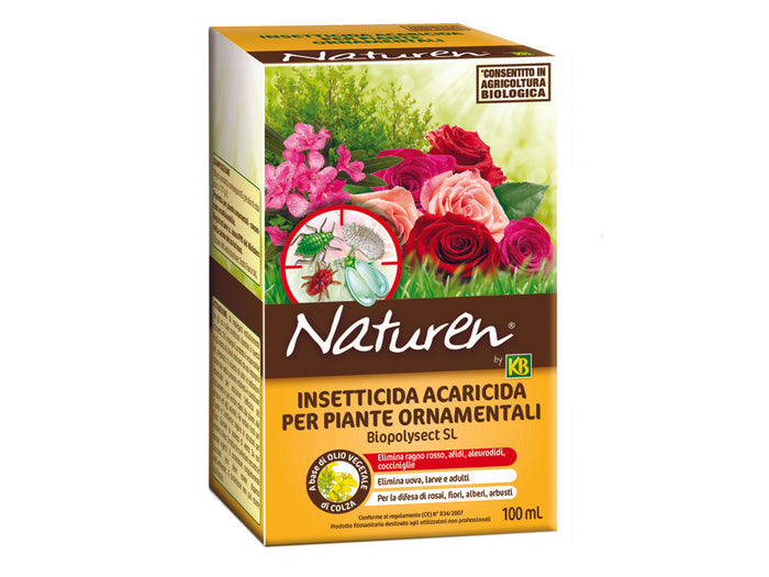 INSETTICIDA-ACARICIDA P/PIANTE ORNAMENTALI BIOPOLYSECT SL- - ml.100 - 2 pezzi KB