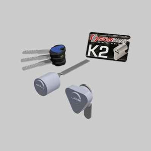 COPPIA CILINDRI ESTERNI 'K2' SECUREMME 15 mm - SECUREMME