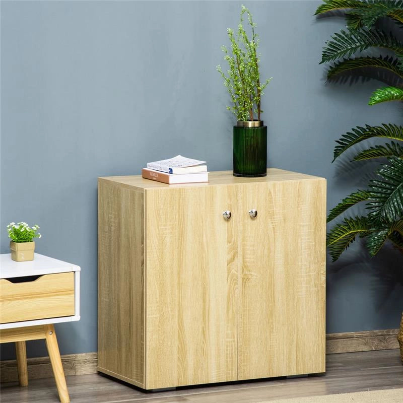 MOBILETTO MULTIUSO A 2 ANTE 70X39X70CM COLOR LEGNO NATURALE