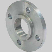 FLANGIA FILETTATA IN ACCIAIO AL CARBONIO A SALDARE  21/2 DN 65  4 Fori Ø 18     MADE IN ITALY