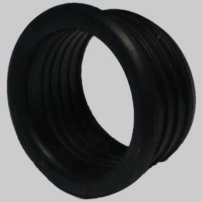 MORSETTO IN GOMMA NERA PER CURVE TECNICHE NICOLL  mm 50 x Ø 26÷32     MADE IN ITALY