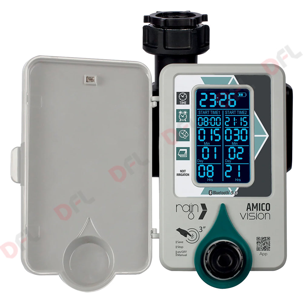 CENTRALINA PER IRRIGAZIONE DA RUBINETTO SMART 'AMICO VISION' attacco 1 Fattacco 1 F - 1 zona  - RAIN