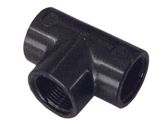 TEE 90  ° (PP) FILETTATO FEMMINA IN POLIPROPILENE- - F 3/4 - 10 pezzi