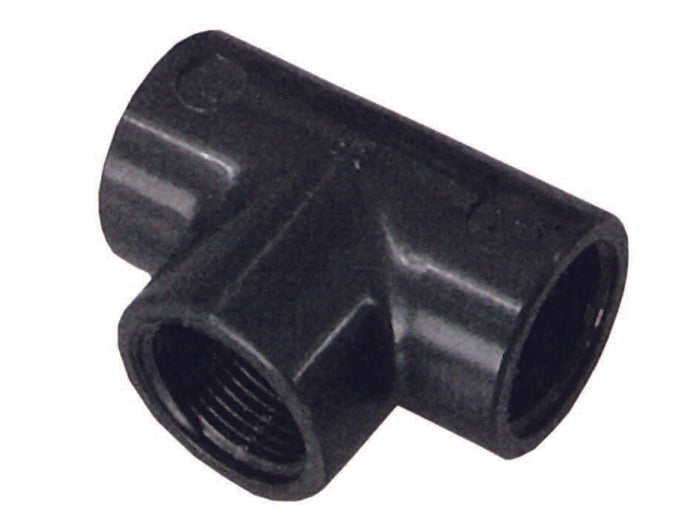 TEE 90  ° (PP) FILETTATO FEMMINA IN POLIPROPILENE- - F 3/4 - 10 pezzi