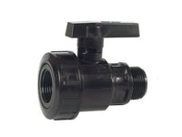 VALVOLA SFERA FILETTATA MASCHIO/FEMMINA CON GHIERA IN POLIPROPILENE  MF 11/4