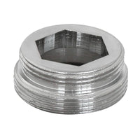 Raccordo ridotto maschio maschio in ottone cromato  M.24x1 - m.22x1