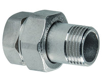 RACCORDO DIRITTO 3 PEZZI MASCHIO FEMMINA IN OTTONE CROMATO SERIE 1200 1/2   ICMA  S.P.A.