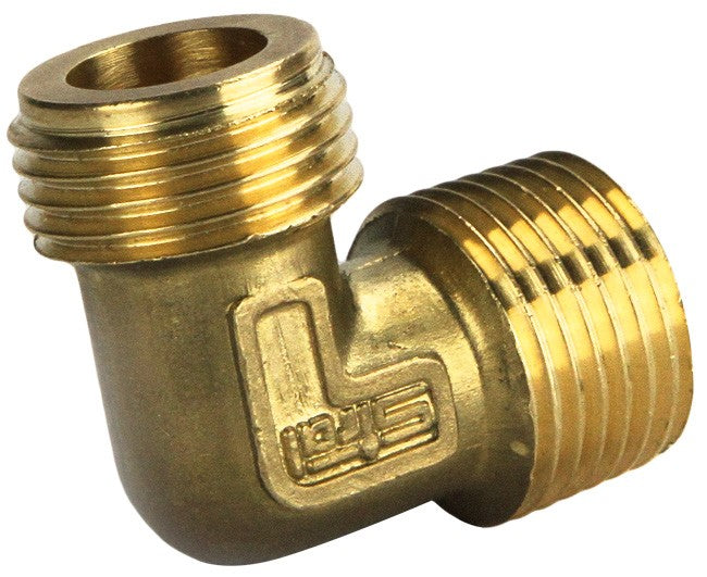 GOMITO MASCHIO MASCHIO OTTONE GIALLO 1/2   EUROGAS Snc