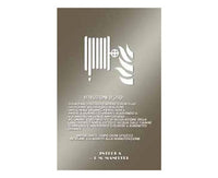 LASTRA SAFE CRASH ESTERNA UNI45 228X430 MM   R.M. MANFREDI SNC DI MANFREDI