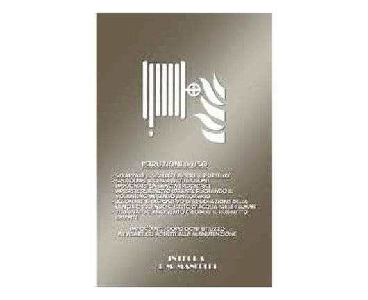 LASTRA SAFE CRASH ESTERNA UNI45 228X430 MM   R.M. MANFREDI SNC DI MANFREDI