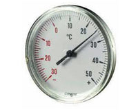 TERMOMETRO CORPO INOX ATTACCO POSTERIORE PER REFRIGERAZIONE (-30  °) (+50  °)   CEWAL SPA