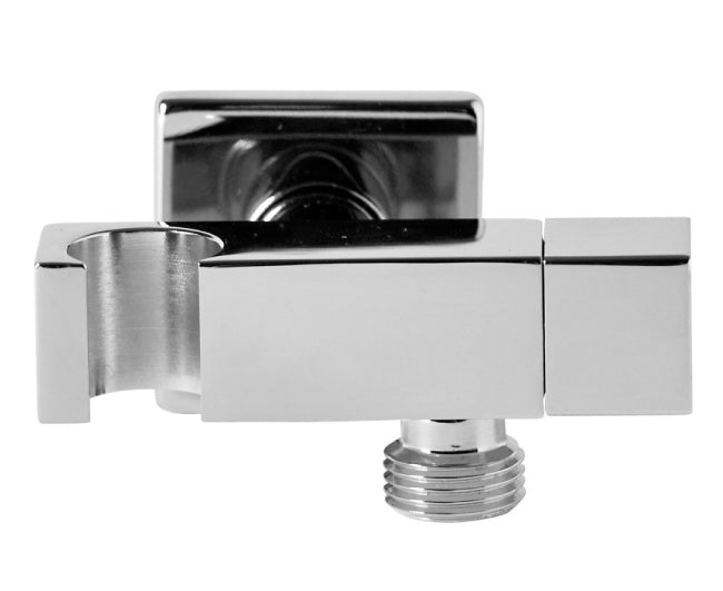 PRESA ACQUA QUADRA A MURO C/SUPPORTO PER DOCCETTA IN OTTONE CROMATO 1/2   REMER RUBINETTERIE S.P.A.